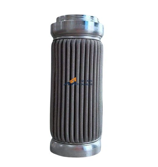 How are sintered porous metal filters manufactured?